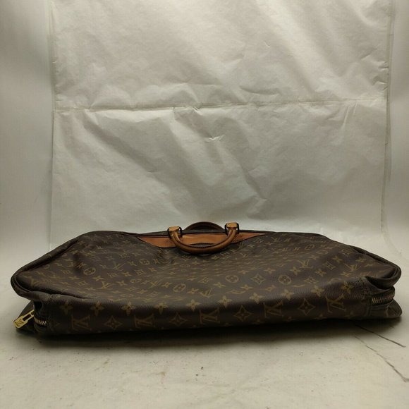 Louis Vuitton Travel Bag Alize 1 Poche Browns - Picture 10 of 10